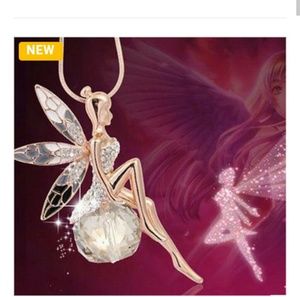Large crystal Fairy necklace